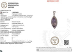 Load image into Gallery viewer, Marquise Amethyst Natural Diamond Pendant: 18k Solid Gold Halo Layering Gemstone Jewellery, Certified Jewelry, Ready To Ship