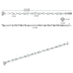 Load image into Gallery viewer, Solitaire Fancy Natural Diamond Tennis Bracelet: 14k Solid Gold Wedding Stacking Bracelet, HRD Certified, Ready To Ship