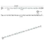 Load image into Gallery viewer, Solitaire Fancy Natural Diamond Tennis Bracelet: 14k Solid Gold Wedding Stacking Bracelet, HRD Certified, Ready To Ship