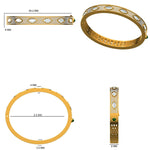 Load image into Gallery viewer, Marquise Diamond Bangle Bracelet: 14K Solid Gold Pave Statement Jewellery, Certified Jewelry