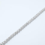 Load image into Gallery viewer, Linear Natural Diamond Tennis Bracelet: 14k Solid Gold Prong Stacking Wedding Jewellery, Certified Jewelry