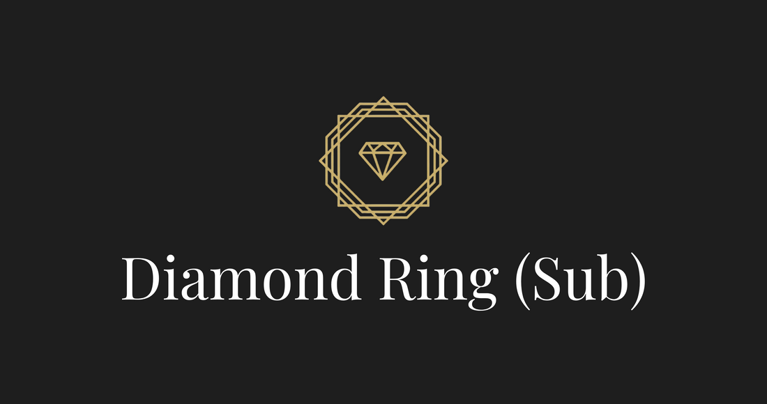 Silver ring with diamonds