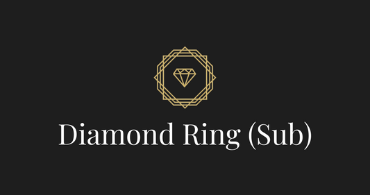 Silver ring with diamonds