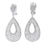 Load image into Gallery viewer, Teardrop Diamond Dangle Earring
