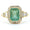 Load image into Gallery viewer, Emerald Cut Natural Emerald Diamond Ring
