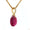 Load image into Gallery viewer, Oval Pink Tourmaline Diamond Pendant Necklace
