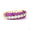 Load image into Gallery viewer, Pink Sapphire Oval Diamond Bangle
