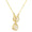 Load image into Gallery viewer, Round Pear Halo Diamond Drop Necklace
