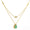 Load image into Gallery viewer, Layered Emerald Diamond Necklace

