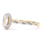 Load image into Gallery viewer, Oval Halo Diamond Ring
