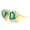 Load image into Gallery viewer, Heart Shape Natural Emerald Diamond Ring
