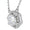Load image into Gallery viewer, Hexagon Halo Solitare Pendant Necklace
