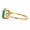Load image into Gallery viewer, Natural Emerald Cut Emerald Diamond Ring
