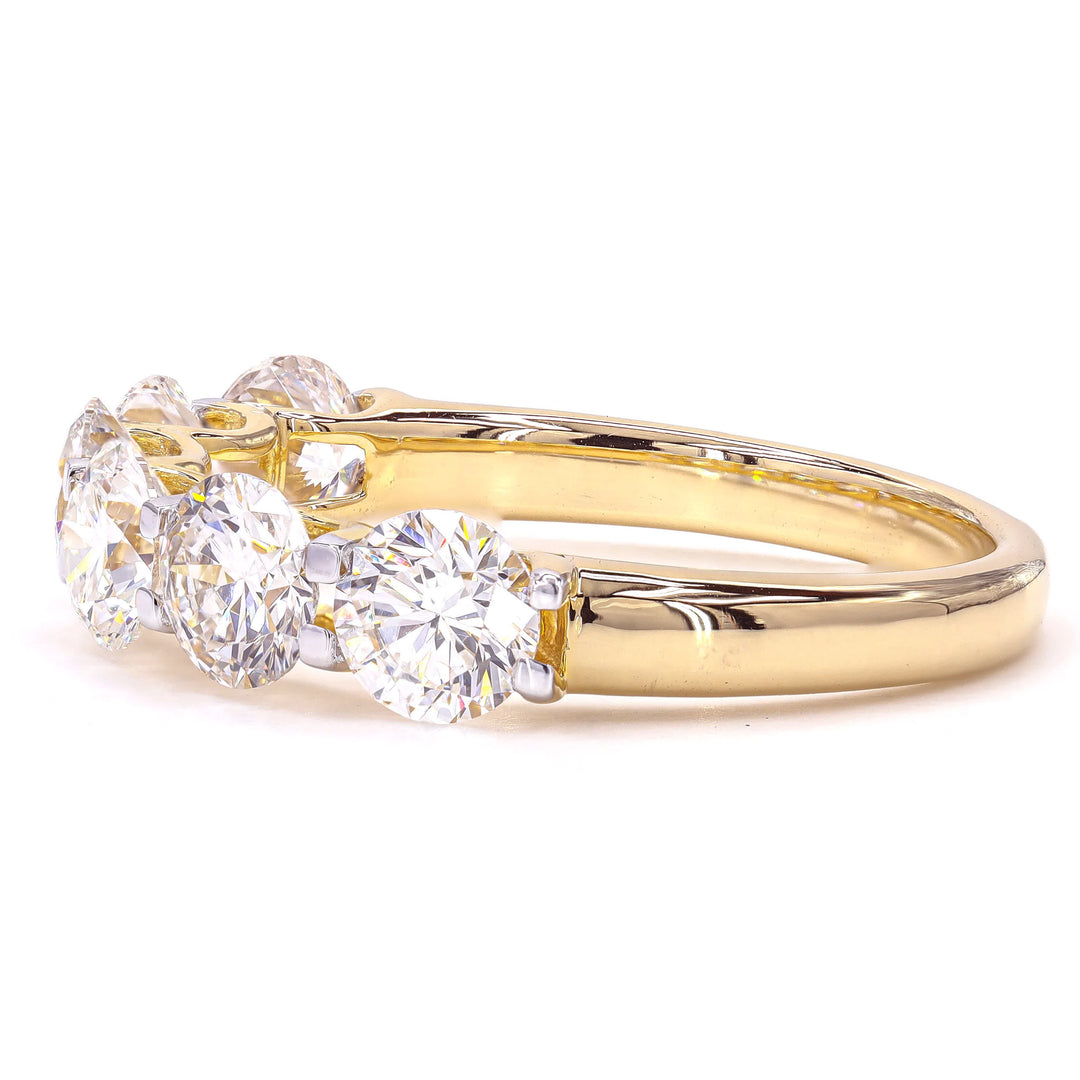 Half Eternity Lab Grown Diamond Band