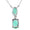 Load image into Gallery viewer, Emerald Diamond Drop Necklace
