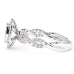 Load image into Gallery viewer, Cluster Diamond Halo Ring
