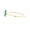 Load image into Gallery viewer, Pear Shape Emerald Dimond Bangle
