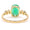 Load image into Gallery viewer, Natural Oval Emerald Diamond Ring
