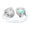 Load image into Gallery viewer, Emerald Heart &amp; Diamond Heart Ring
