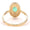 Load image into Gallery viewer, Natural Oval Emerald Halo Diamond Ring
