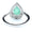 Load image into Gallery viewer, Pear Cut Emerald Diamond Ring
