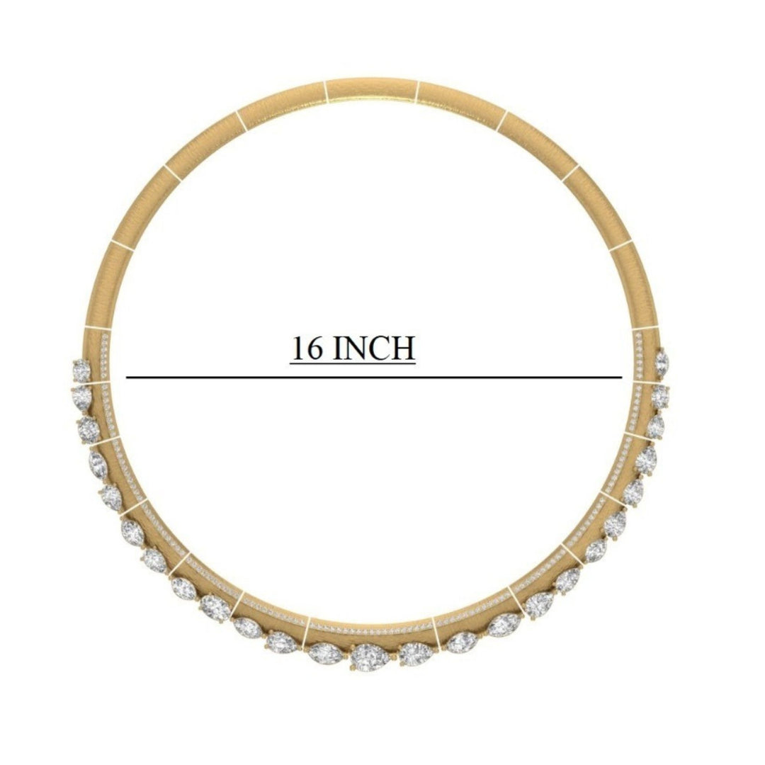 Fancy Diamond Collar Necklace