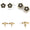 Load image into Gallery viewer, Onyx Flower Diamond Stud Earrings
