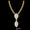 Load image into Gallery viewer, Pear Marquise Diamond Drop Necklace
