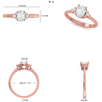 Load image into Gallery viewer, Oval Diamond Cluster Ring
