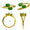 Load image into Gallery viewer, Bypass Oval Emerald Diamond Ring
