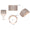 Load image into Gallery viewer, Three Row Wide Diamond Band Ring
