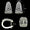 Load image into Gallery viewer, Floral Trapeze Diamond Earrings, 14k Solid Gold, Natural Diamonds, Geometric Clip-On Studs, Gift for Her
