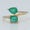 Load image into Gallery viewer, Bypass Emerald Diamond Ring
