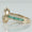 Load image into Gallery viewer, Pear Halo Diamond Emerald Band Ring
