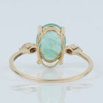 Load image into Gallery viewer, Oval Emerald Diamond Ring
