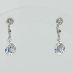 Load image into Gallery viewer, Sapphiree Drop Diamond Dangle Earrings
