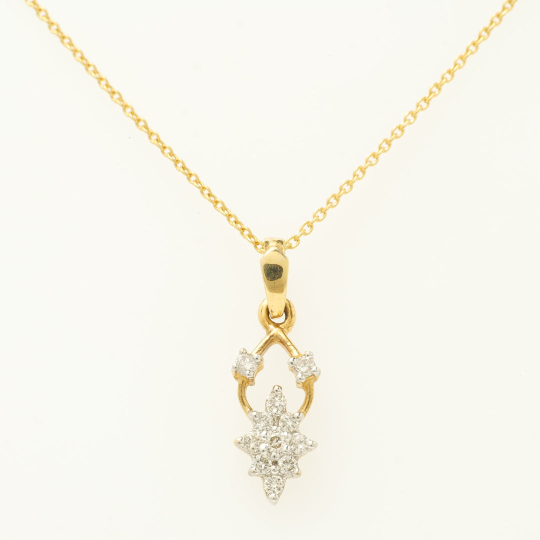 Floral Diamond Pendant