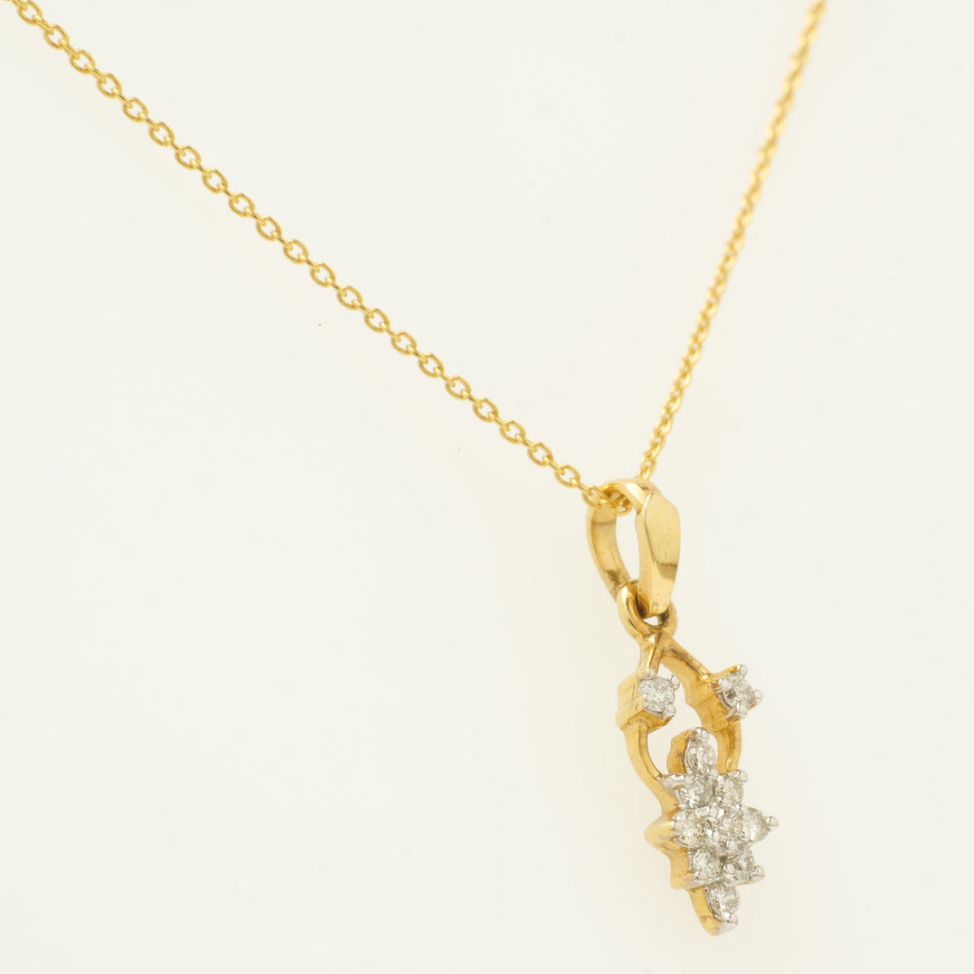 Floral Diamond Pendant