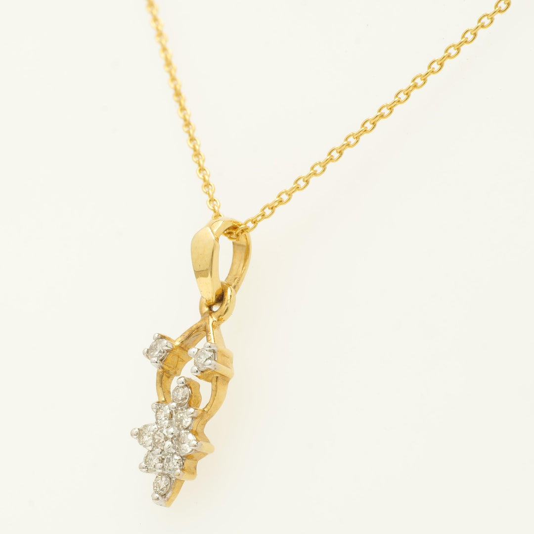Floral Diamond Pendant