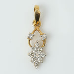 Load image into Gallery viewer, Floral Diamond Pendant
