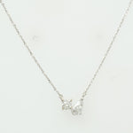Load image into Gallery viewer, Two Stone Diamond Necklace
