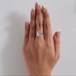 Load image into Gallery viewer, Oval Cluster Diamond Ring
