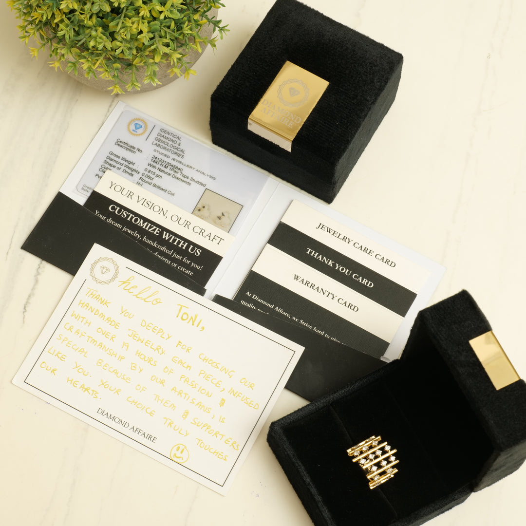 Emerald Natural Diamond Bypass Ring