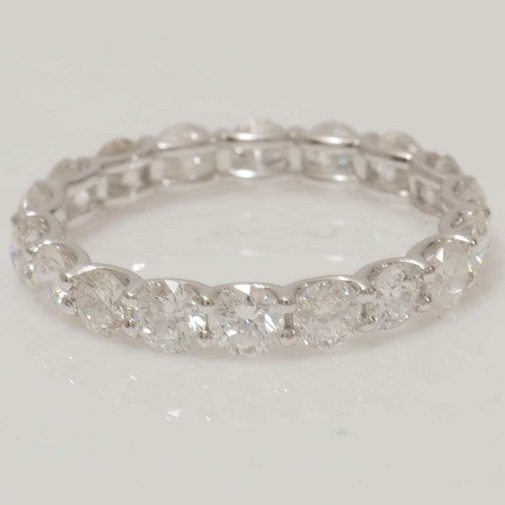 Full Eternity Diamond Stacking Band Ring
