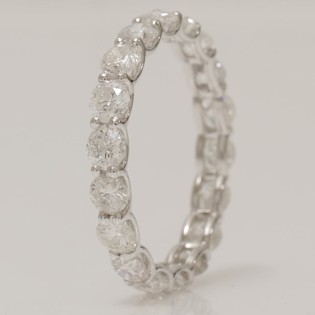 Full Eternity Diamond Stacking Band Ring