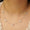 Load image into Gallery viewer, Halo Heart Diamond Station Necklace
