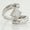 Load image into Gallery viewer, Princess Cut Halo Diamond Bypass Ring

