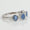 Load image into Gallery viewer, Blue Sapphire Diamond Eternity Band Ring

