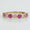 Load image into Gallery viewer, Ruby Diamond Eternity Band Ring

