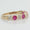 Load image into Gallery viewer, Ruby Diamond Eternity Band Ring
